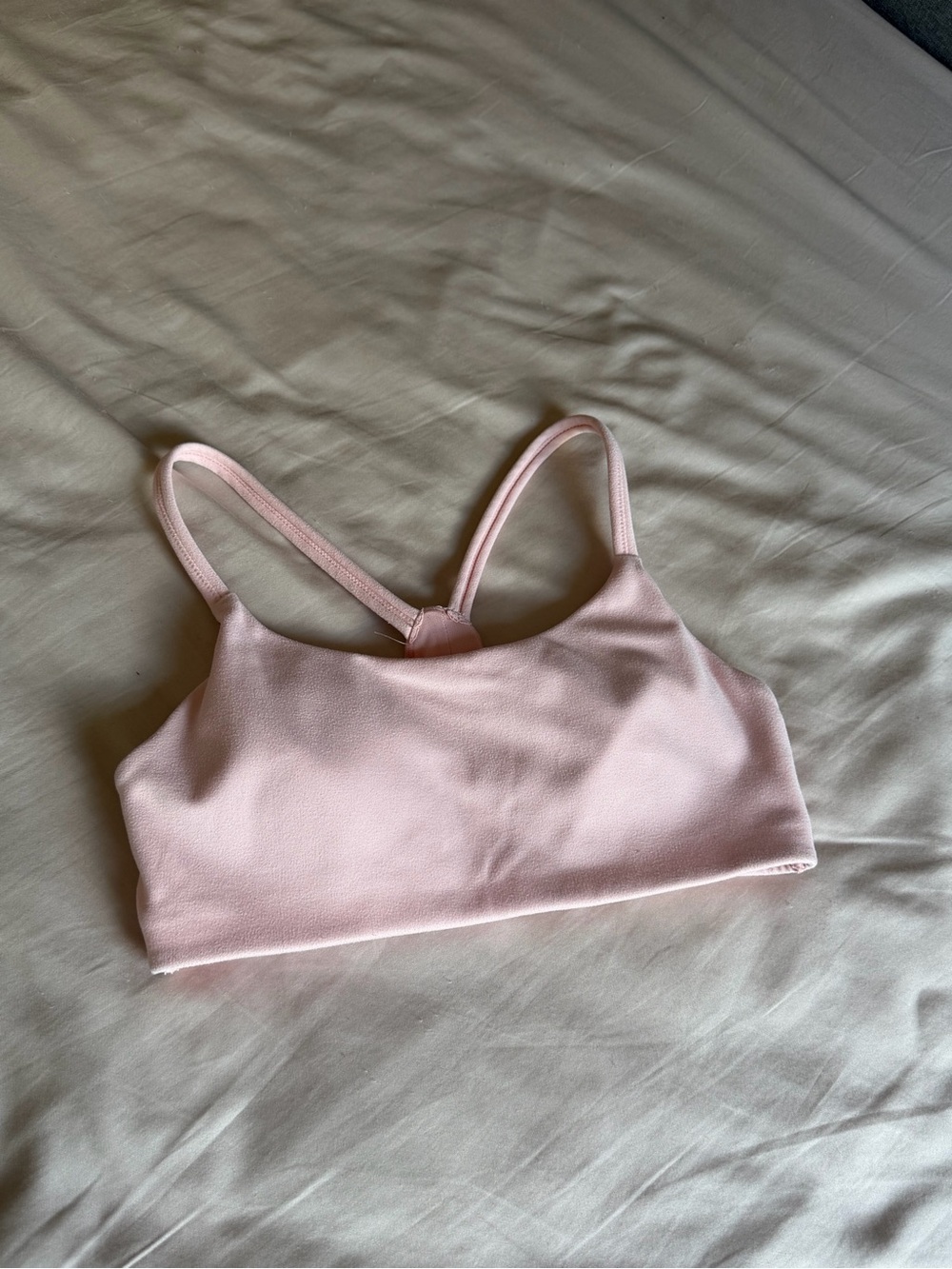 Baby Pink Strappy Sports Bra / Activewear Bra